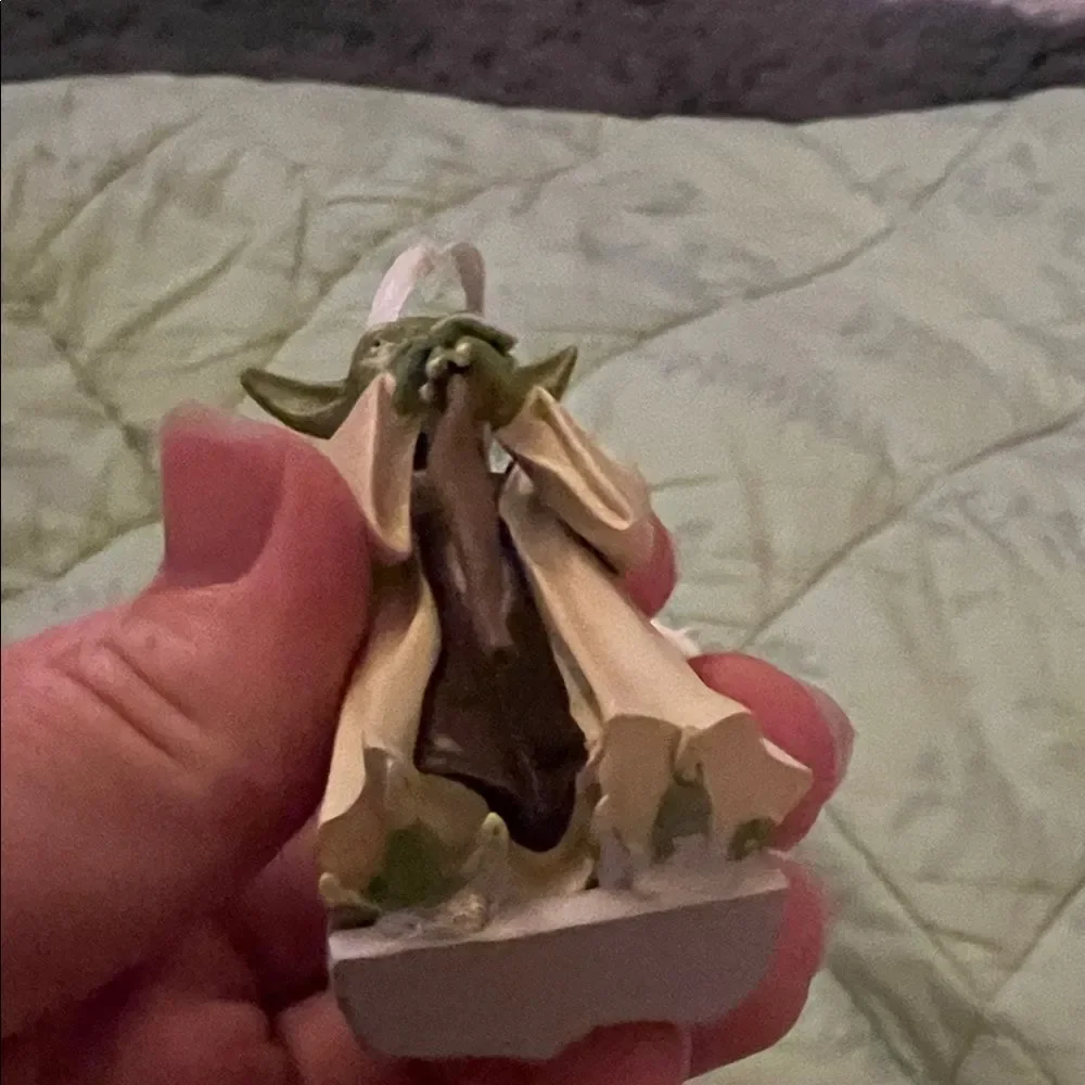 Star Wars Yoda Ornament - Green and Tan